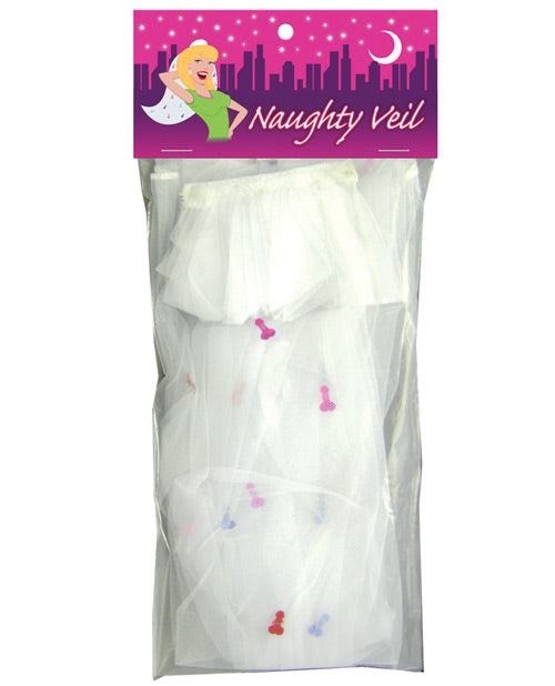 Kheper Games Bachelorette Veil Shimmering Tiara Mini Peckers for Party Celebrations