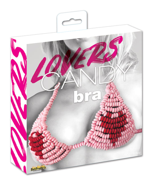 Hott Products Body Toppings Edible Multi-Colored Candy Heart Bra for Romantic Gifting and Play