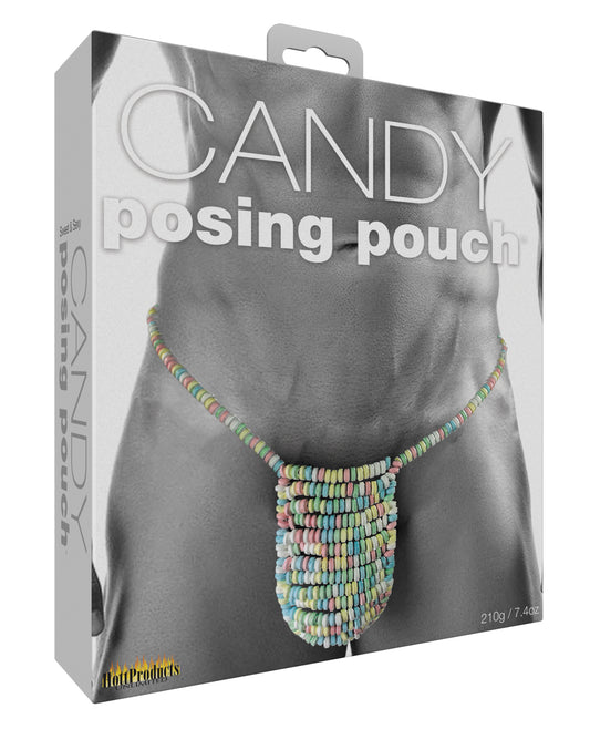 Hott Products Body Toppings Edible Candy Posing Pouch with Elastic Waistband for Playful Adult Intimacy