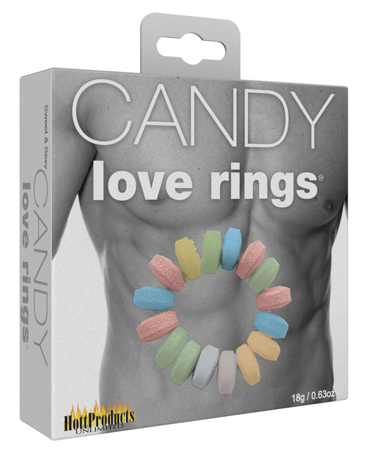 Hott Products Candy Cock Ring Edible Candy Beads Stretchy Design for Playful Intimate Enjoyment