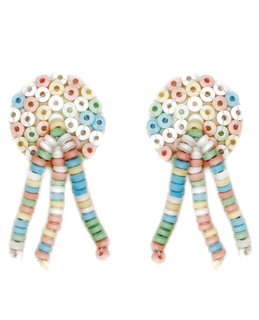 Edible Candy Nipple Tassels with Playful Multicolor Design