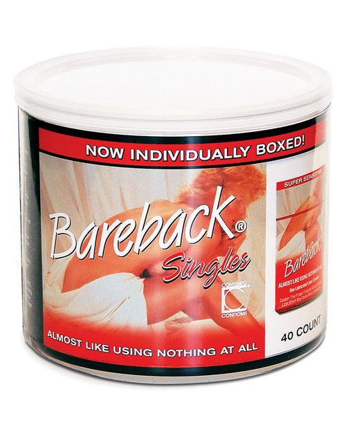 Contempo Bareback Condoms Ultra Thin Easy Fit Vanilla Scented for Enhanced Sensitivity and Comfort