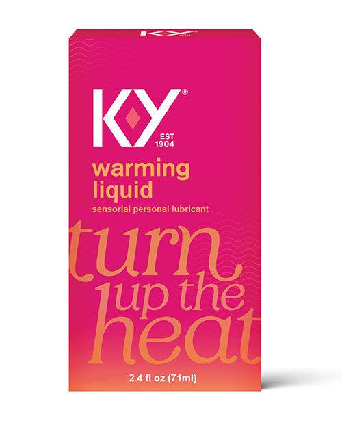 K-Y Warming Liquid Lubricant with Warming Sensation Non-Greasy Formula for Enhanced Intimacy