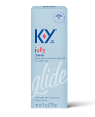 K-Y Lubricant Water-Based Fragrance-Free 4 oz Jelly for Comfort and Vaginal Dryness Relief