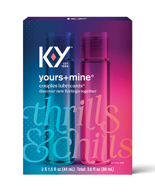 K-Y Lubricants Couples Gift Set with Warming Sensation and Tingling Experience for Enhanced Intimacy
