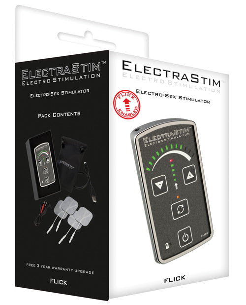 ElectraStim Stimulator Pack motion-activated electro stimulation USB rechargeable with electrode pads for customizable body play