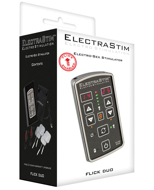 ElectraStim Stimulator Dual Output Flick Feature USB Rechargeable for Custom Electro Stimulation