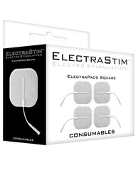 ElectraStim Stimulator Pads Square Self-Adhesive Reusable Electrodes for Targeted Electro Stimulation