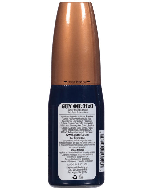Gun Oil H2O Water-Based Lubricant with Ginseng & Aloe Vera 4 oz