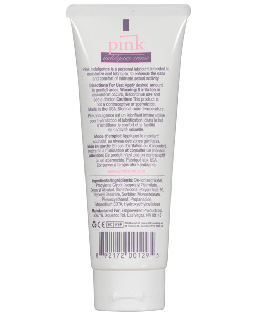 PINK Indulgence Crème Water-Based Lubricant with Silicone Blend