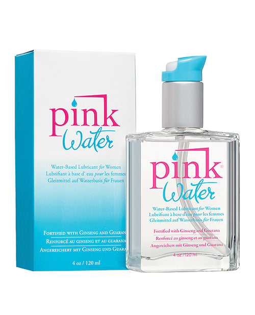Pink Lubricants Water Based Lubricant with Aloe Vera and Ginseng for Smooth Natural Intimacy