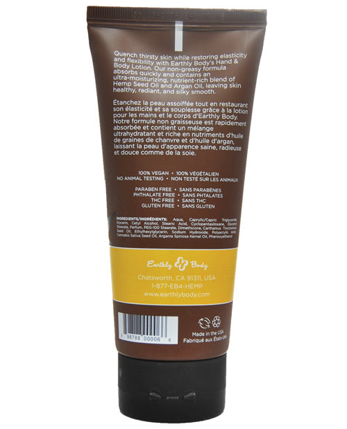 Earthly Body Hand & Body Lotion with Dreamsicle Scent – 7 oz Tube