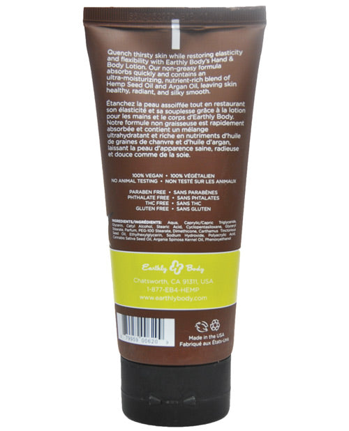 Nag Champa Hemp Seed Hand & Body Lotion by Earthly Body – Soothing Skin Moisturizer