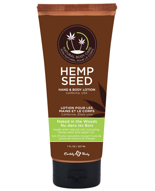 Earthly Body Massage Products Hand & Body Lotion with White Tea and Ginger Fragrance and Hemp Seed Oil for Soft, Nourished Skin