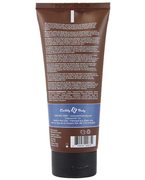 Earthly Body Hand & Body Lotion with Moroccan Nights Scent, 7 oz