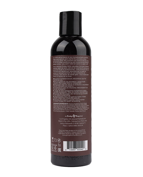Earthly Body 8 oz Massage & Body Oil with Vanilla Cotton Candy Scent