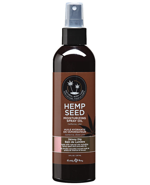Earthly Body Massage Oil Spray Skinny Dip Botanical Formula Lightweight Hydration for Nourished Skin