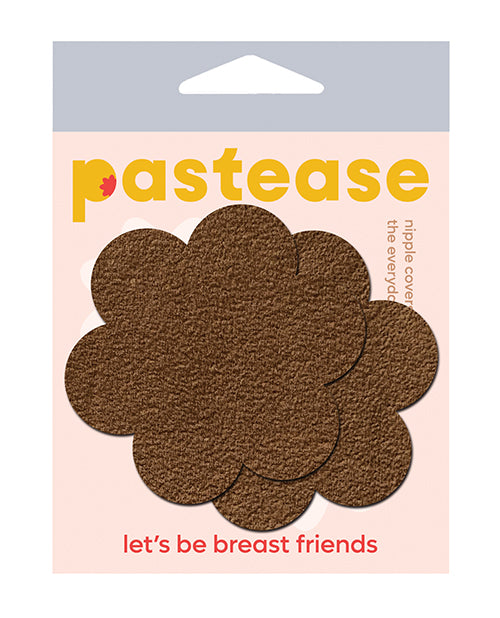 Pastease Lingerie Daisy Nipple Covers with Suede Flower Design and Eco-Fi Felt Material for Discreet Coverage