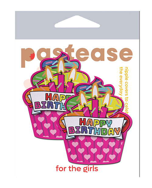 Pastease Lingerie Pasties Multicolor Cupcake Birthday Design for Festive Birthday Outfits