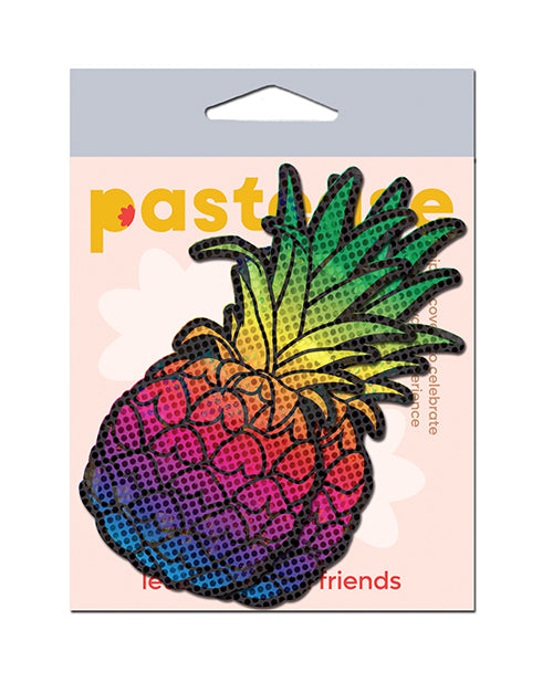 Pastease Lingerie Pasties Rainbow Pineapple Sparkling Disco Design for Bold Tropical Style