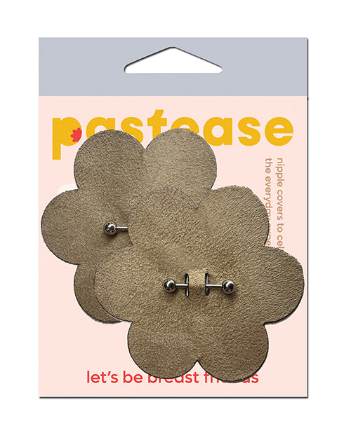 Pastease Nipple Pasties Vegan Suede Faux Barbell Hypoallergenic for Pain-Free Pierced Style