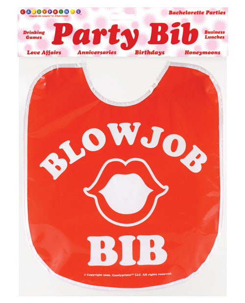 Candy Prints Novelty Party Bib with Adjustable Neck Tie for Bachelor and Bachelorette Party Fun