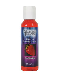 Razzels Lubricant Warming Flavored Sinful Strawberry Sugar-Free for Enhanced Intimacy