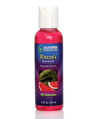 Razzels Lubricant Wild Watermelon Warming Sugar-Free Formula for Flavored Intimate Experience