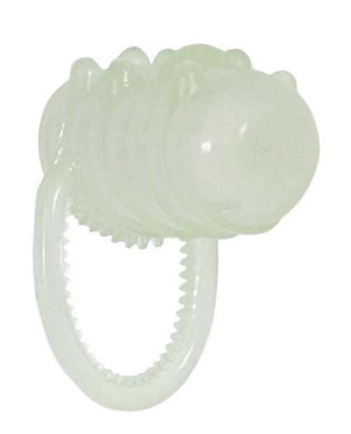 Glow in the Dark Vibrating Tongue Ring Stimulator with Powerful Motor