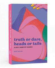 No Brand Truth or Dare Heads or Tails Card Game with Custom Coin and Illustrated Cards for Couples’ Romantic Play
