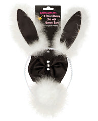 OMG International Bachelorette Bunny Set with Bendy Ears and Bow Tie for Party Fun