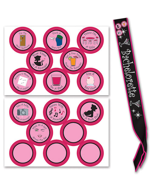 Bachelorette Satin Sash with Customizable Badges for Party Fun