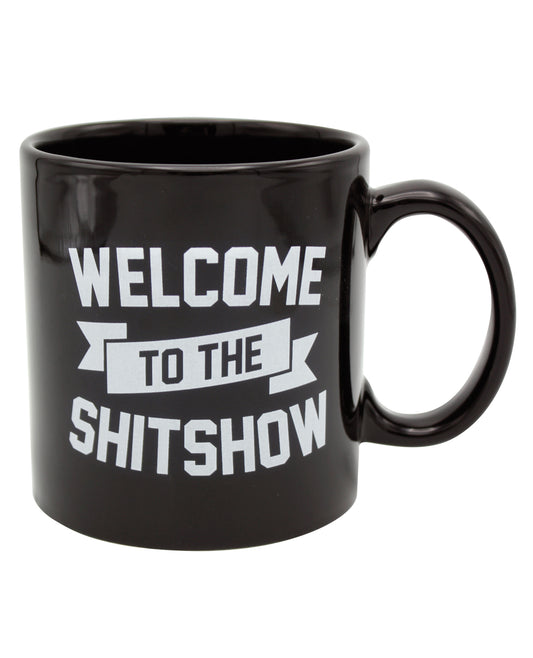 Island Dogs Novelty Mug with Welcome to the Shit Show Print and Durable Ceramic for Coffee or Tea