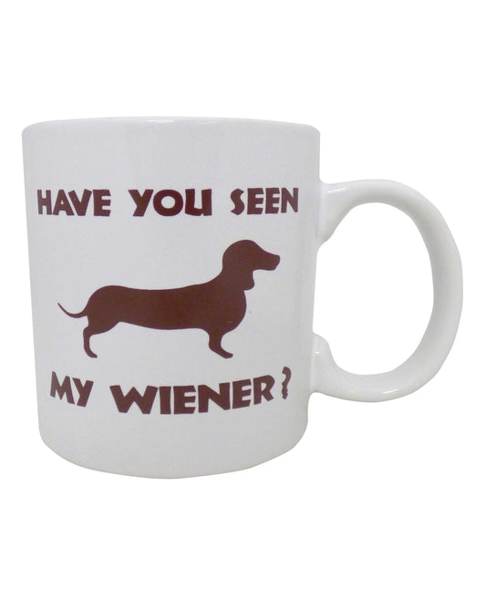 Island Dogs Novelties Mug with Wiener Dog Graphic and Large 22 oz Capacity for Coffee or Tea Humor