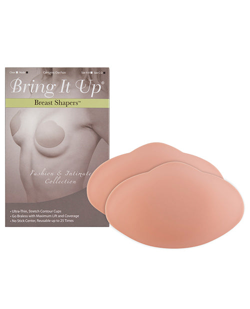 Bring it Up Lingerie Nude Breast Shaping Cups with Lift and Nipple Coverage for Seamless Silhouette