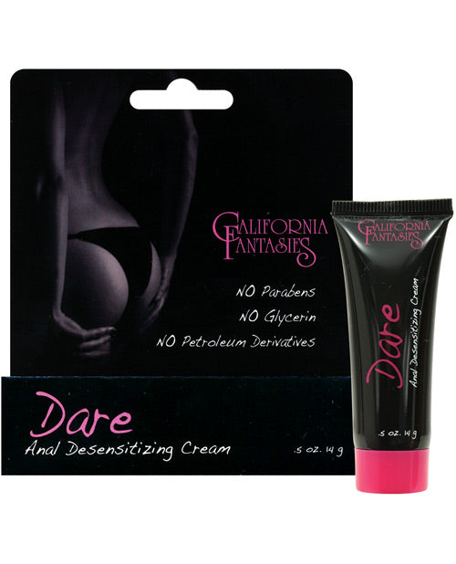 Dare to be Bare Anal Desensitizing Cream with Numbing Formula and Paraben-Free Ingredients for Comfortable Intimacy