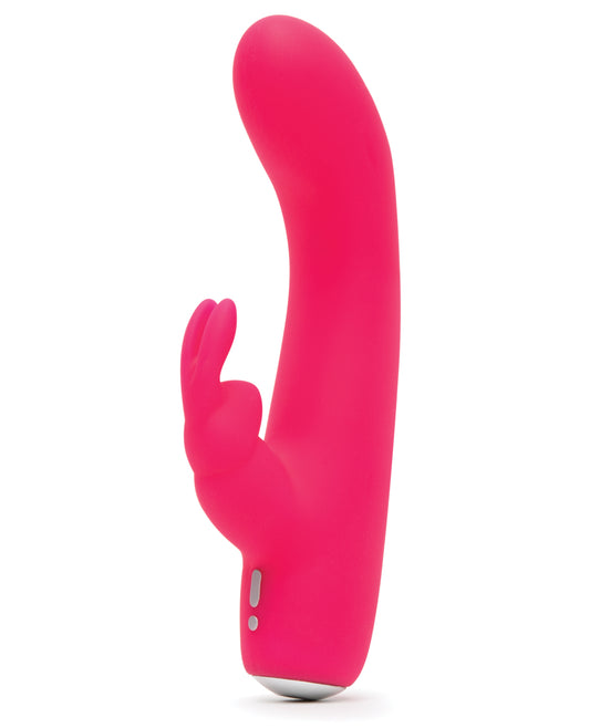 Mini Rabbit Rechargeable Vibrator with Flexible Ears and Travel Lock