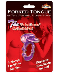 X-Treme Vibe Silicone Stimulator Powerful Forked Tongue Design Waterproof for Couples Pleasure