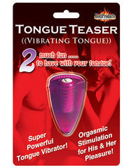 Tongue Teaser Stimulator Purple Vibrating Stretch Band Ergonomic Fit for Oral Stimulation