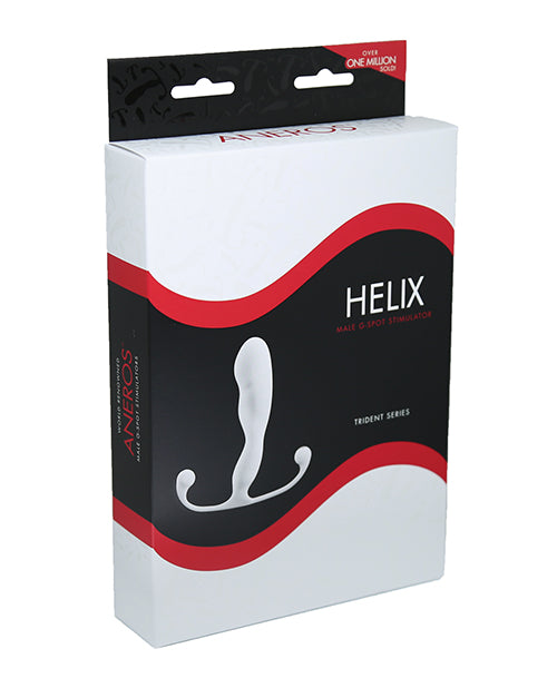 Aneros Helix Trident Series Prostate Stimulator with Curved Self-Pivoting Design