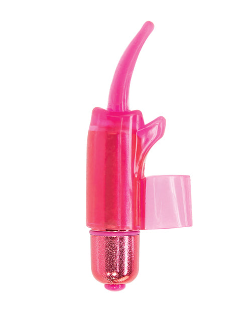Power Bullet Pink Tingling Tongue Finger Vibrator Stimulator