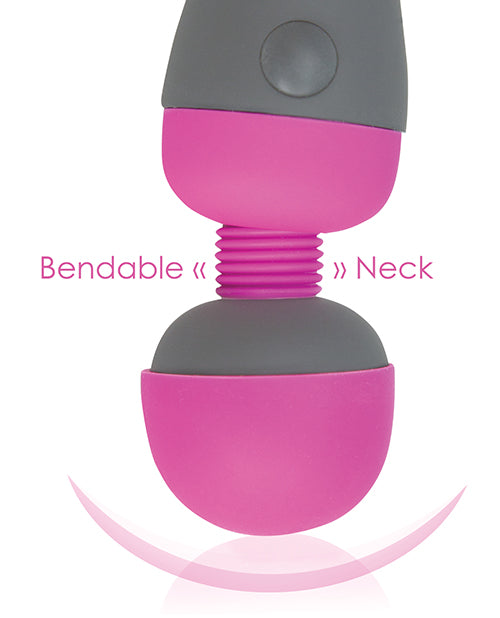 Palm Power Massager with Removable Silicone Head and Pivot