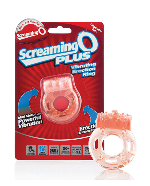 Screaming O Stimulator Vibrating Silicone Ring with Clitoral Ticklers for Enhanced Couples Intimacy
