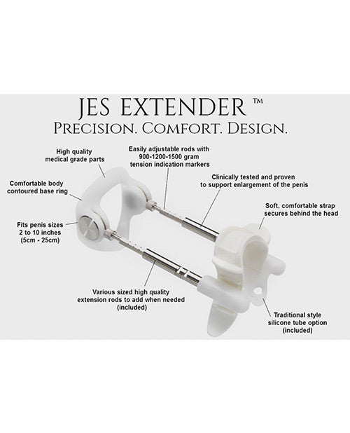 Jes Extender Titanium Penis Enlargement Kit with Medical-Grade Materials