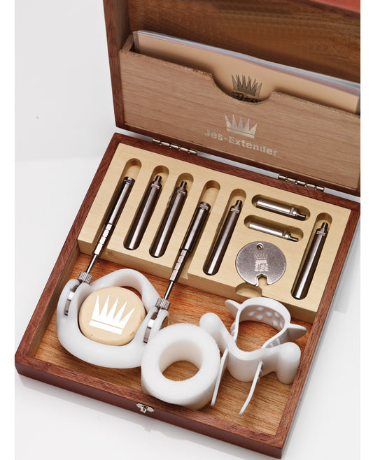 Jes Extender Penis Enhancement Kit with Comfort Strap and Elongation Bars for Natural Enlargement and Custom Fit