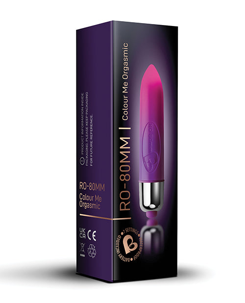 Rocks Off Stimulator Bullet Vibrator Color Changing Waterproof Design with 7 Speeds for Intense Personal Stimulation