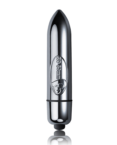 Rocks Off RO-80 mm Chrome Bullet Vibrator Stimulator with Waterproof Design
