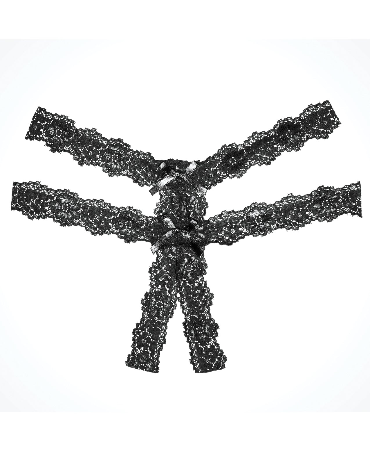 Adore Southern Rhapsody Black Panty – One Size Elegant Lingerie