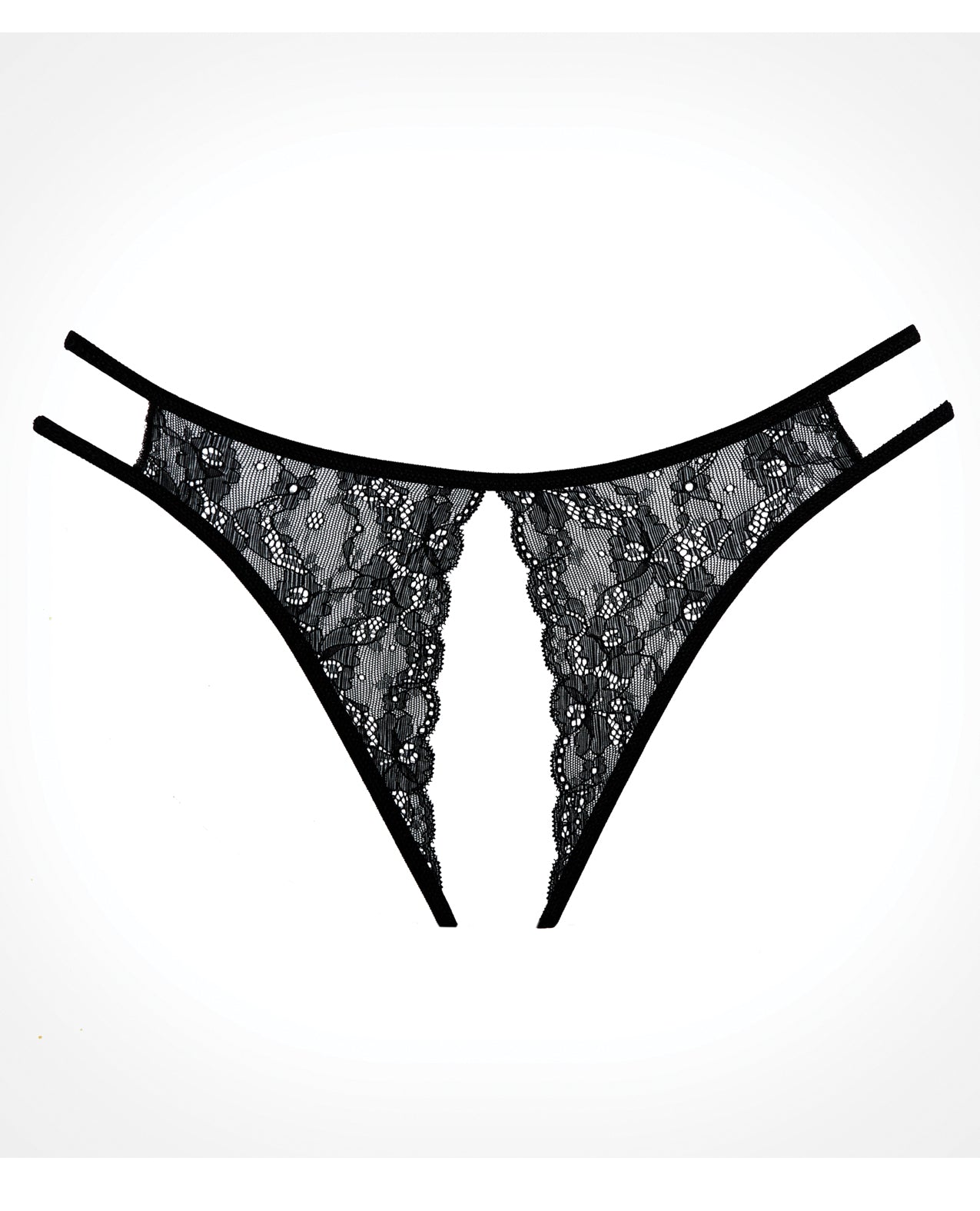 Adore Sweet Honey Black Panty – One Size Chic Lingerie