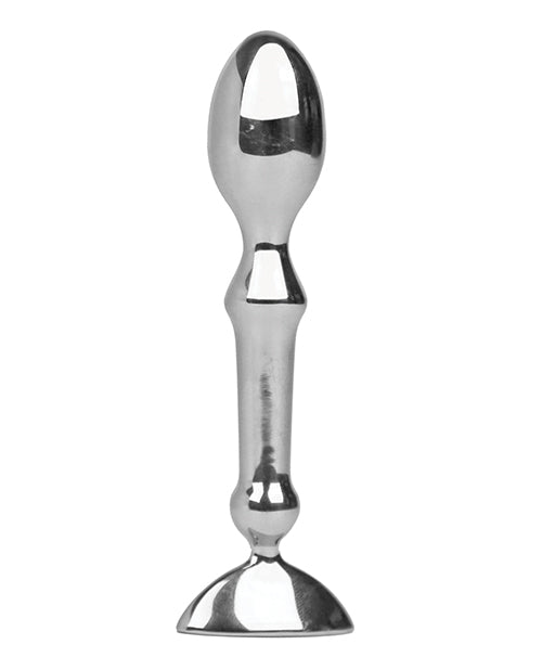 Aneros Anal Stimulator Stainless Steel Knobbed Unisex Design for Enhanced Anal Sensation and Prostate Massage